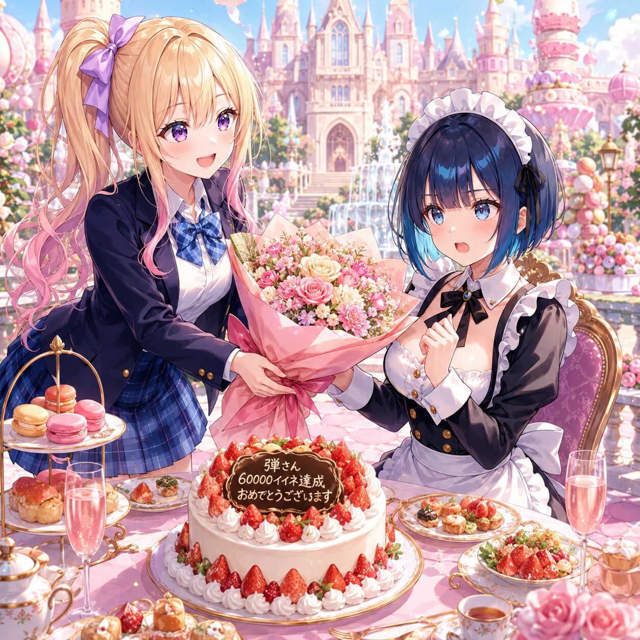 弾さん60000イイネ達成おめでとうございます🎉