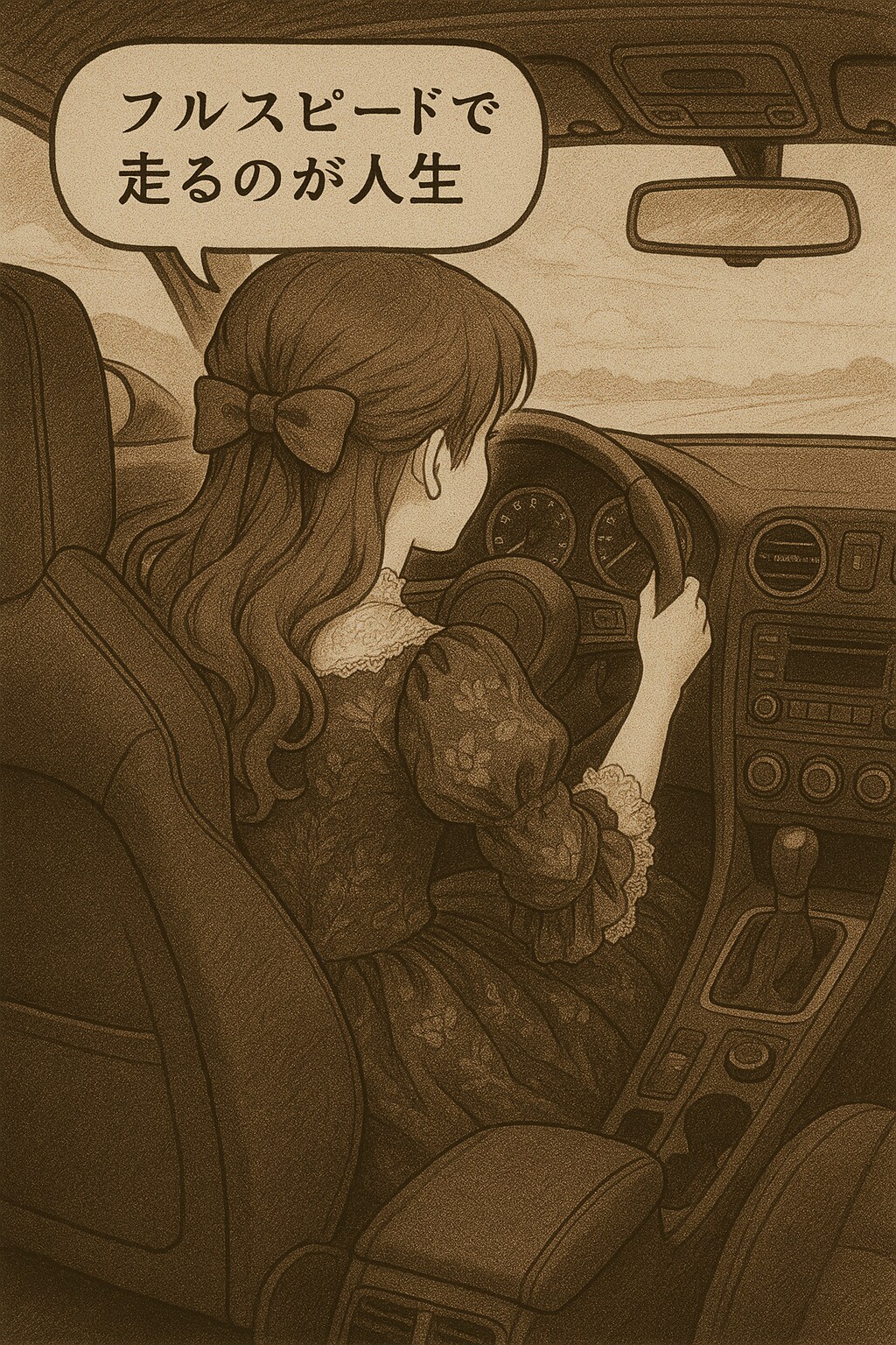 ハンドル握らせたらいけないタイプ