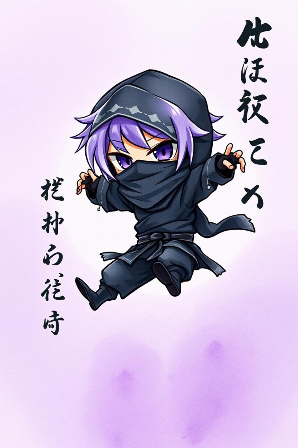 忍者ムラサキ参上！