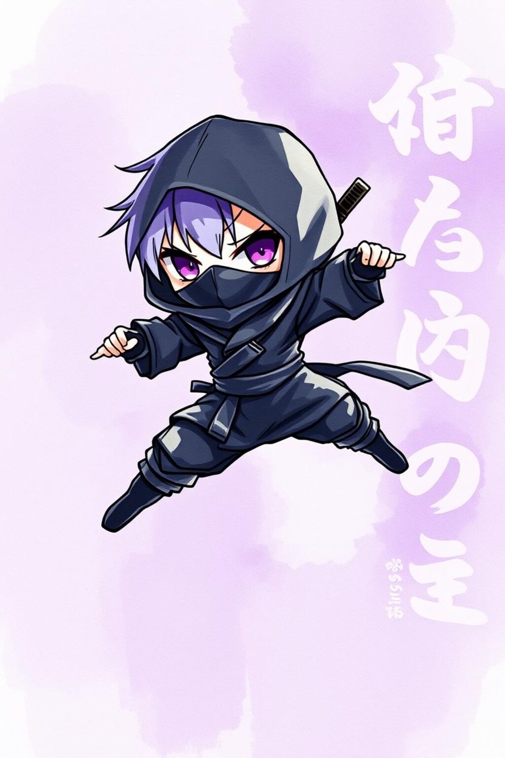 忍者ムラサキ参上！