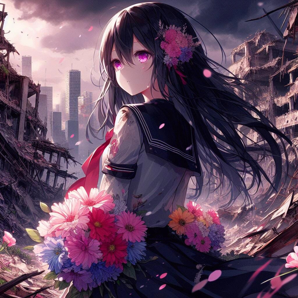 廃墟と、セーラー服のうちの子…その2