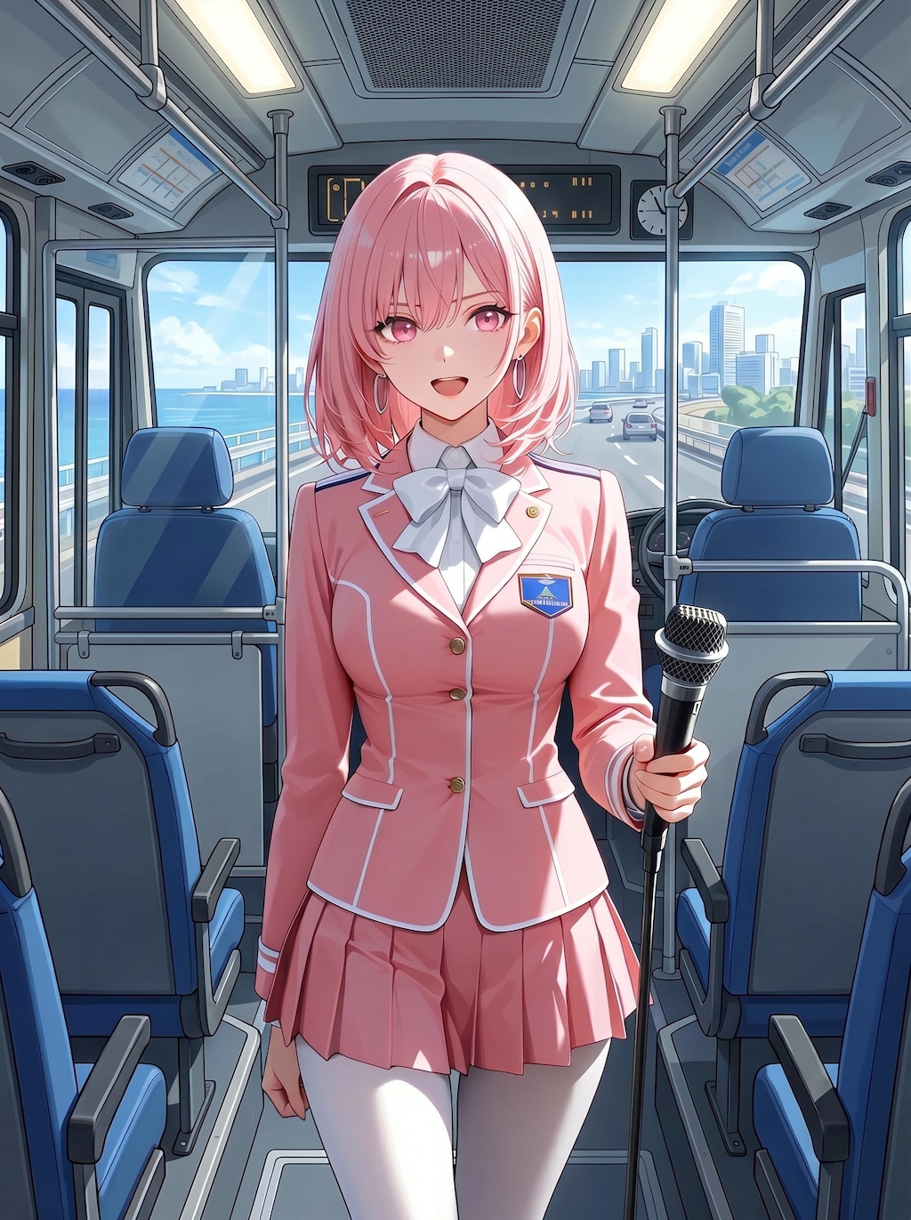 バイトちゃん。バスガイド