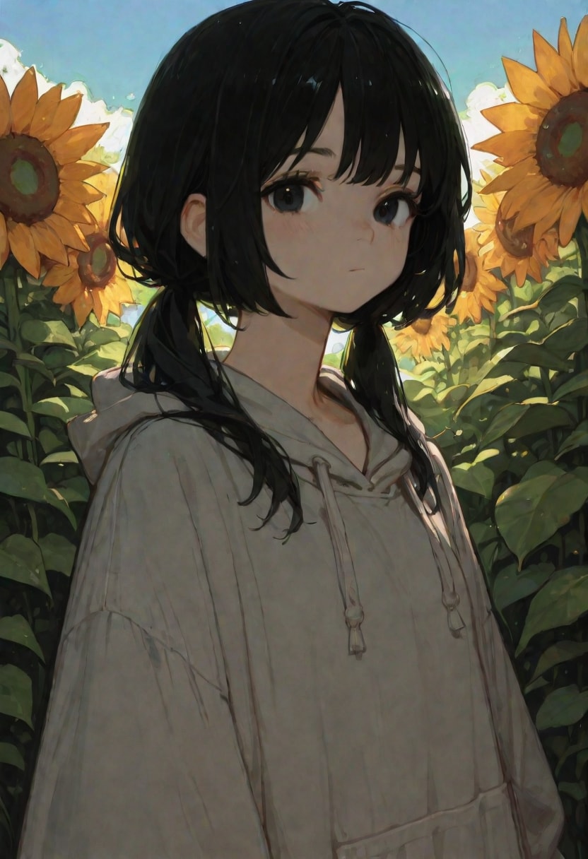 ひまわり | の人気AIイラスト・グラビア