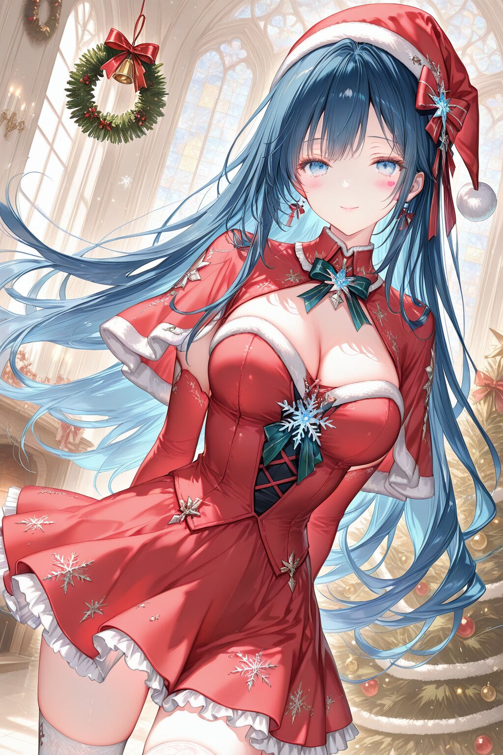 いらっしゃいませ！サンタさん | の人気AIイラスト・グラビア