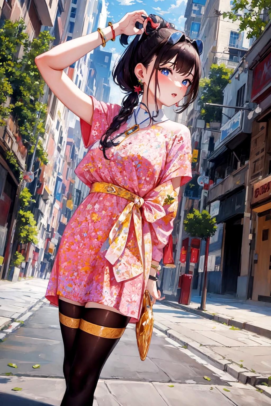 黒髪ちゃんのおさんぽ