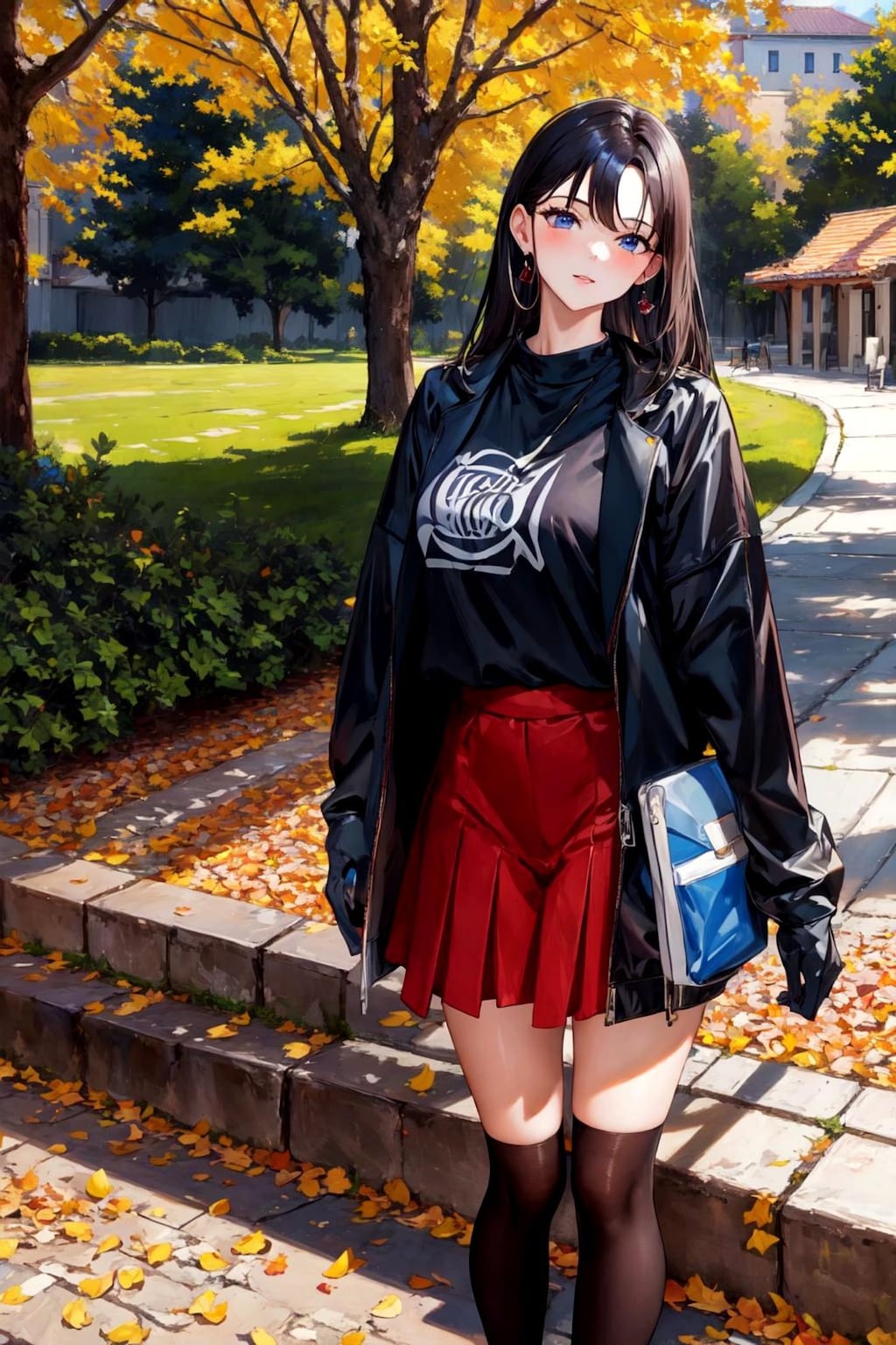 黒髪ちゃんのおさんぽ