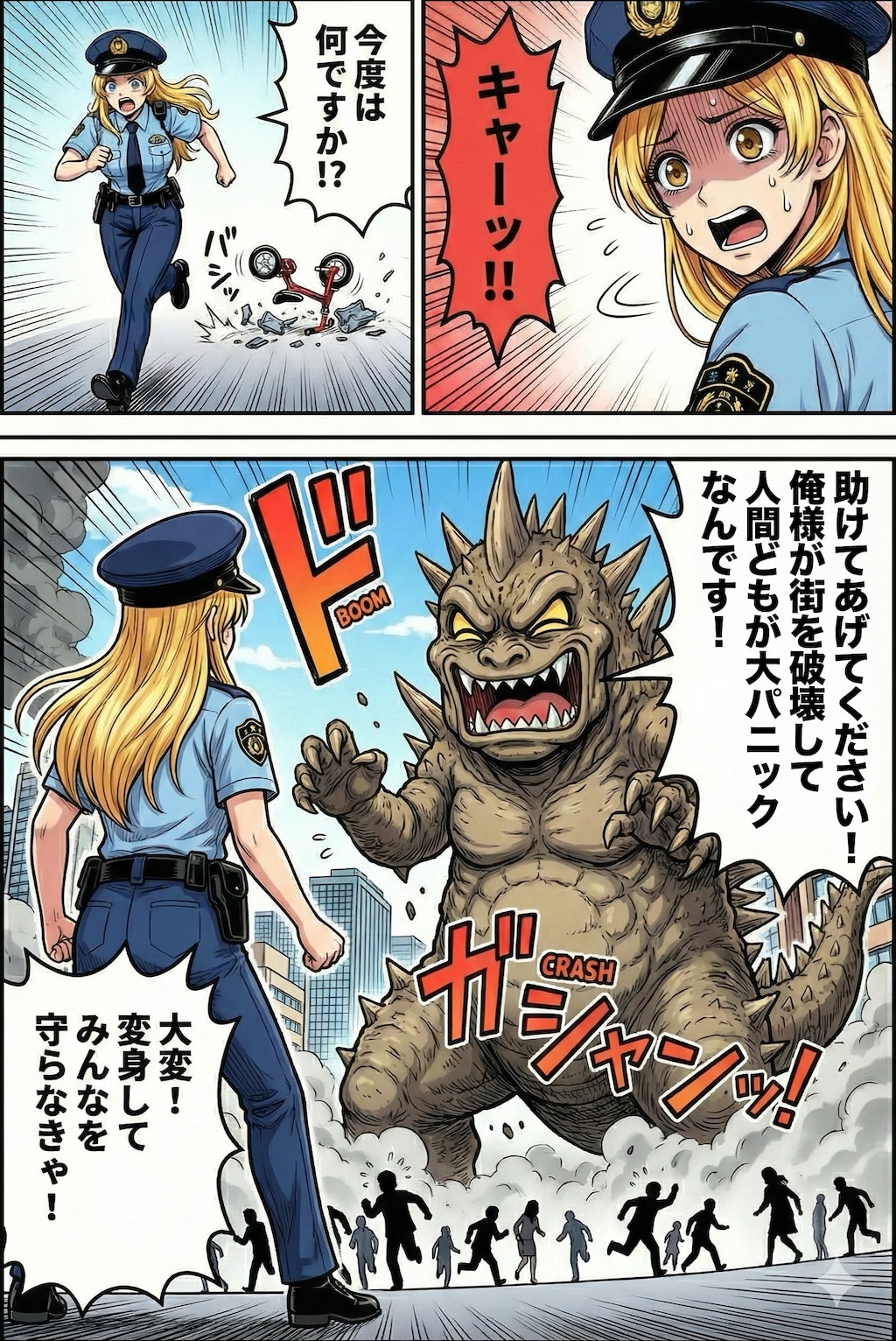 【漫画】魔法警部万里奈ちゃん