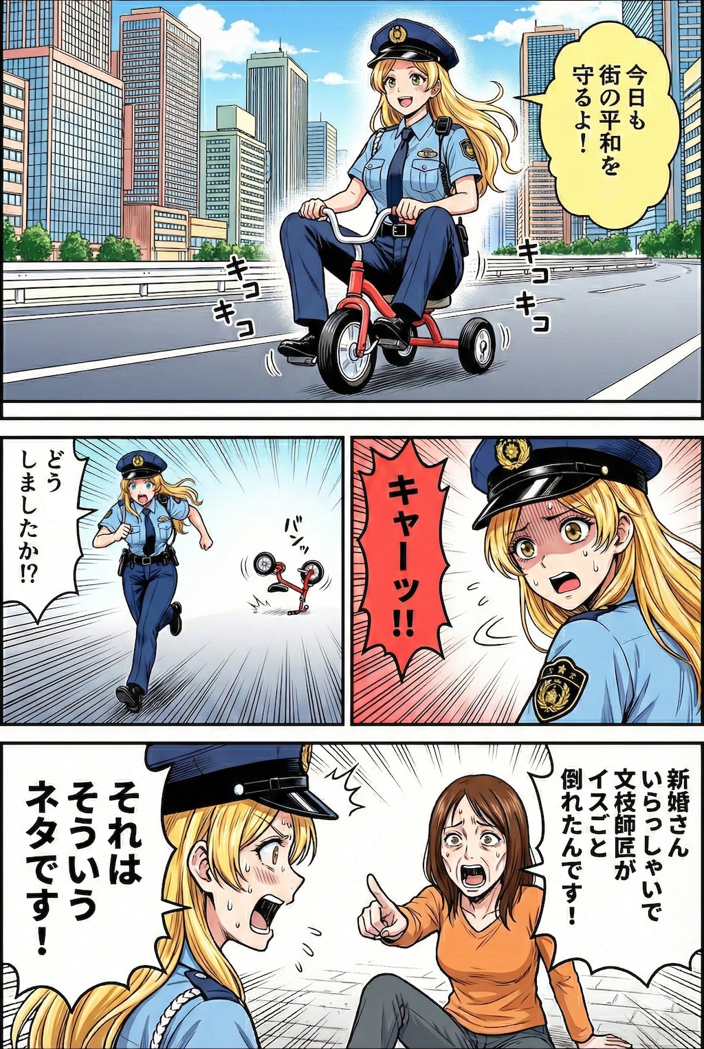 【漫画】魔法警部万里奈ちゃん