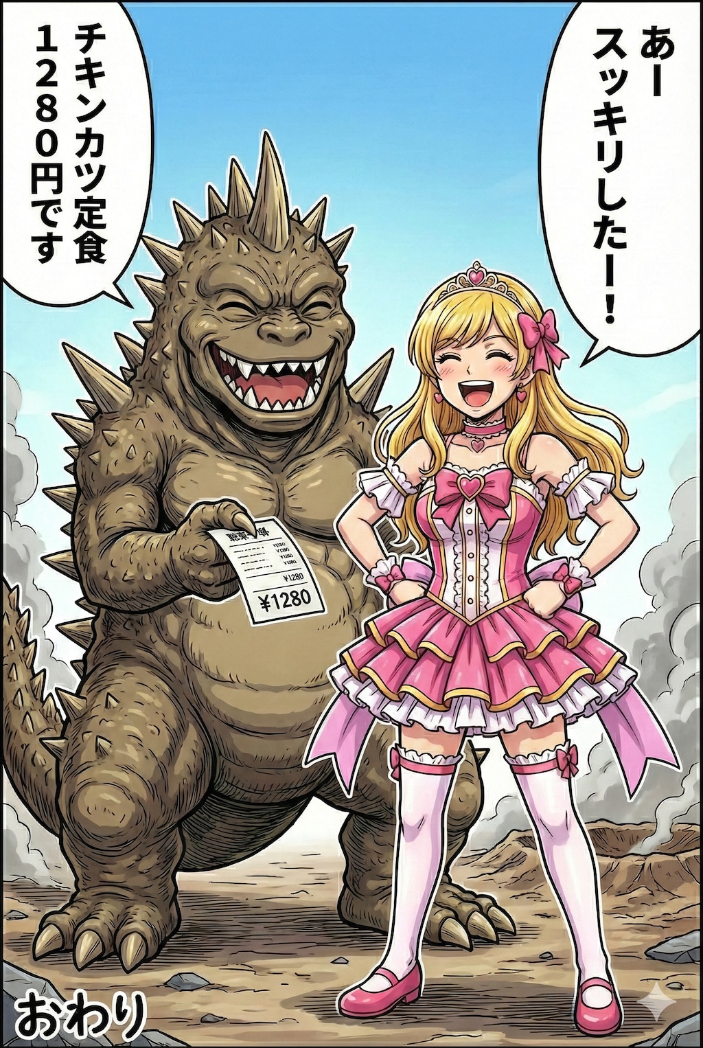 【漫画】魔法警部万里奈ちゃん