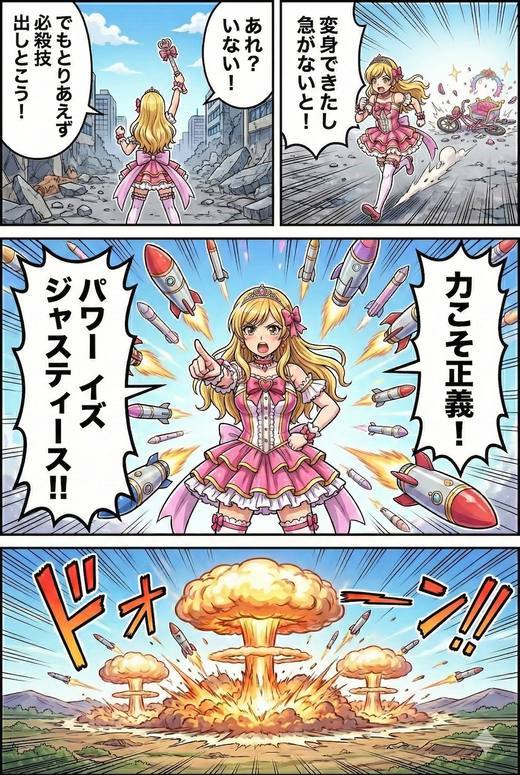 【漫画】魔法警部万里奈ちゃん