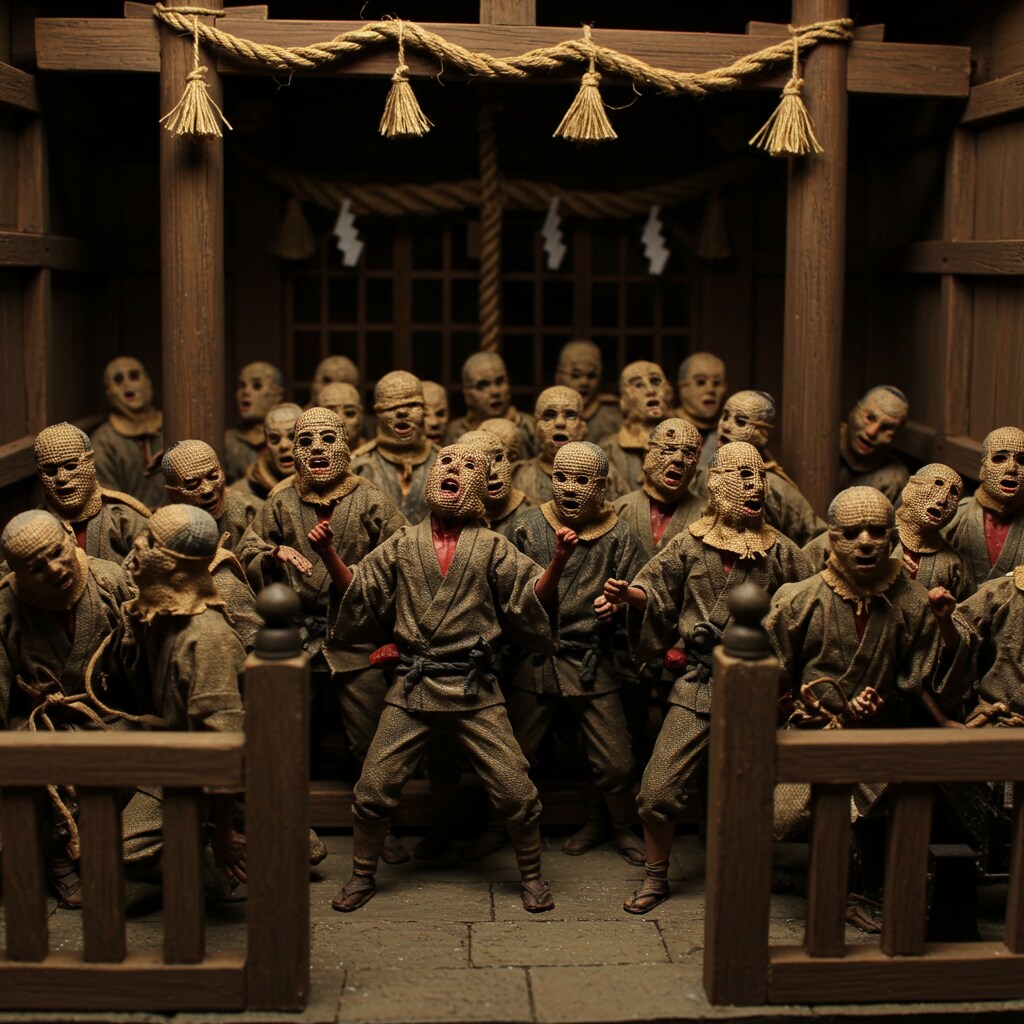 麻袋おじさん ジオラマ