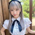 なかなかメイドっぽくならないんですが(;´д｀) 6枚目