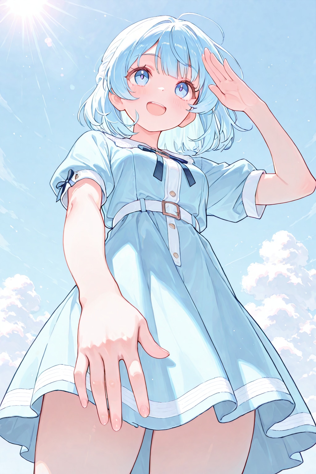 青い空