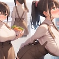 家事中の同棲彼女 5枚目