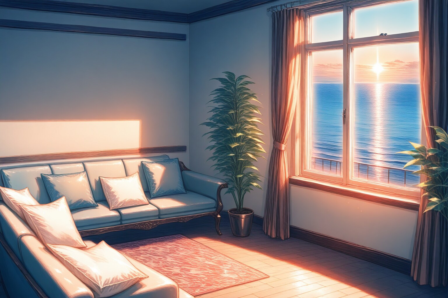 海が見える部屋