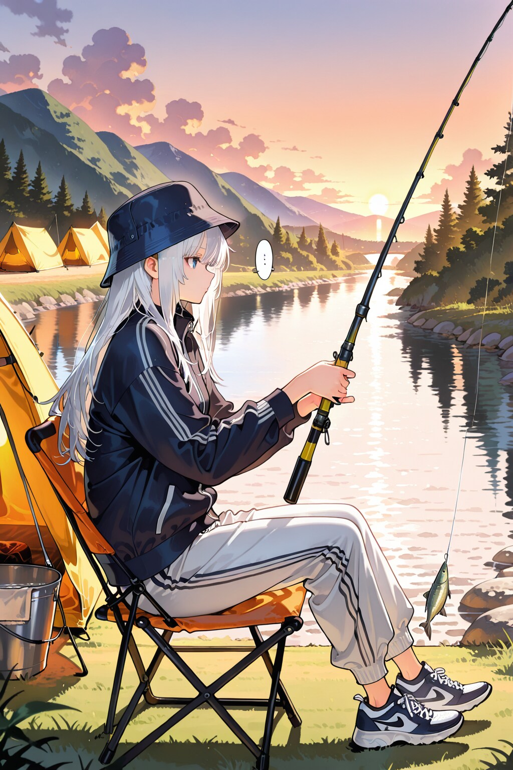 魚釣り | の人気AIイラスト・グラビア