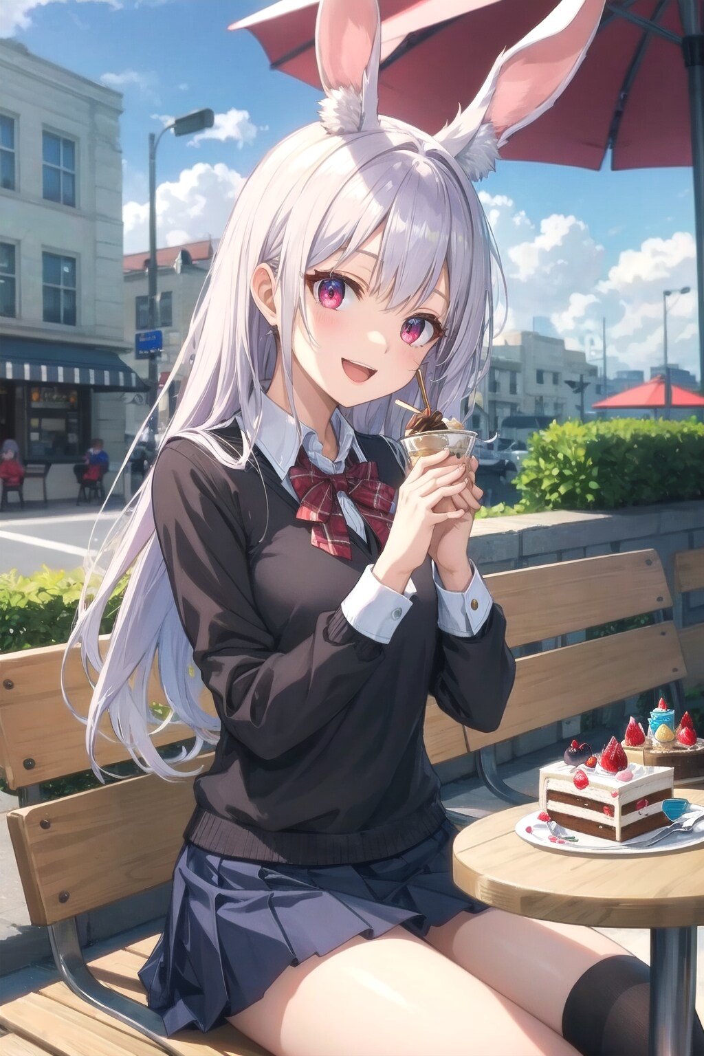 いっぱい食べるのです🎂🍰🧁🥧🥮🥞