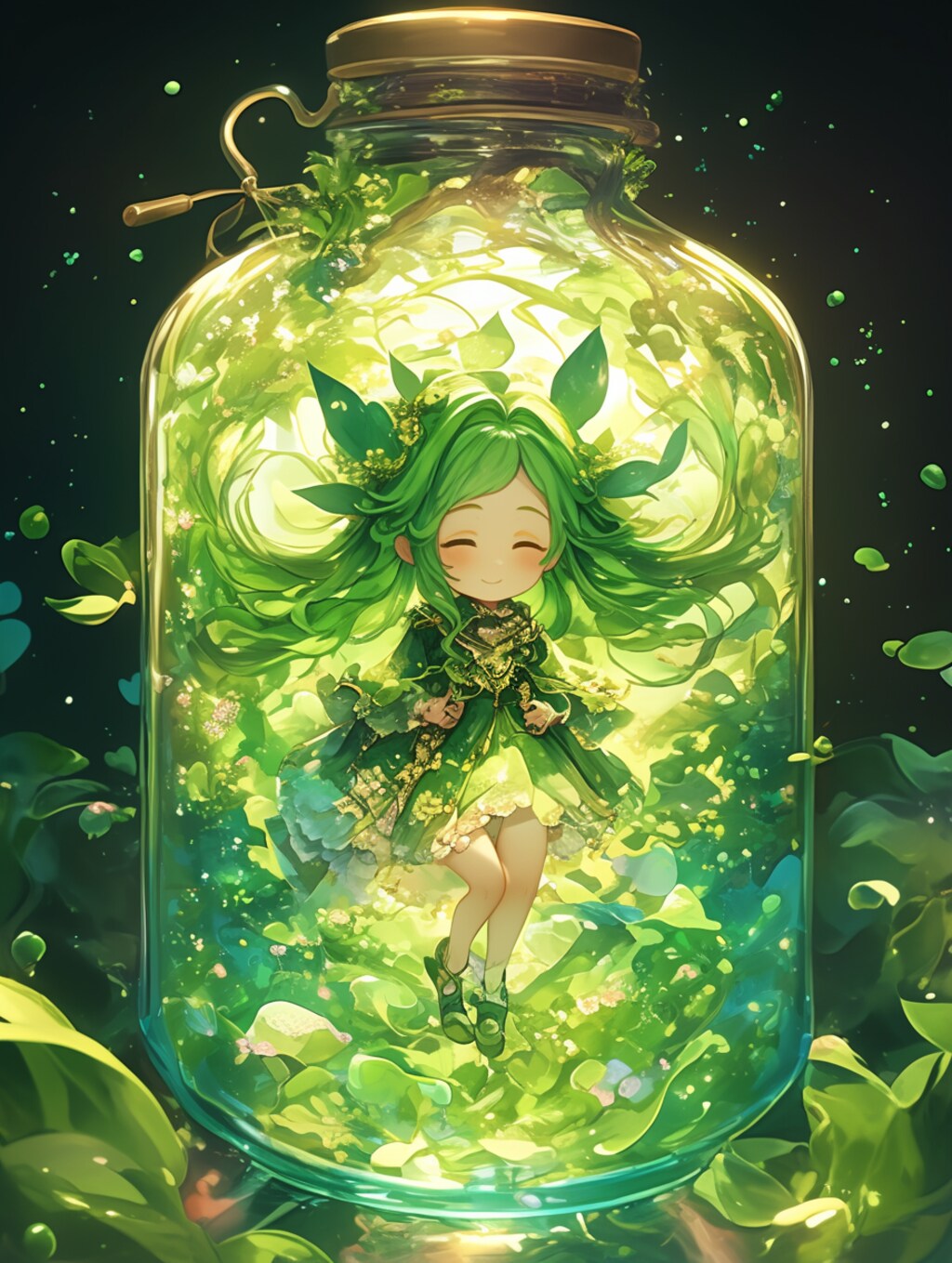 「瓶詰の少女」碧111