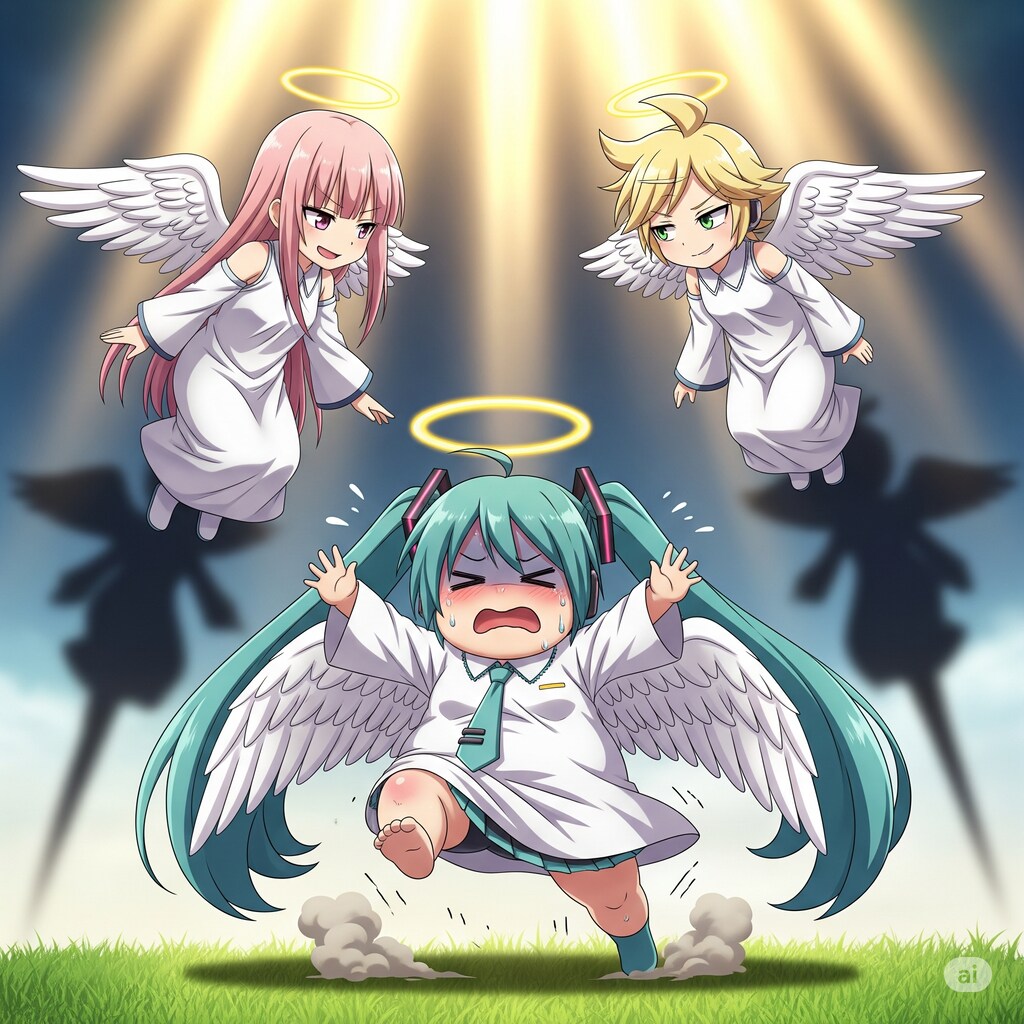 天上に帰る天使たちσ(￣?￣)???