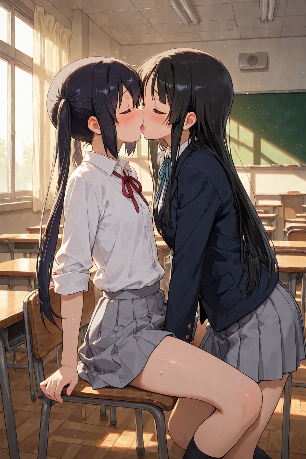 先輩と後輩　レズキス