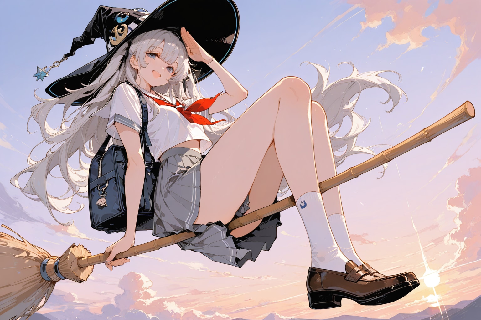 とあるJK魔女の帰宅風景