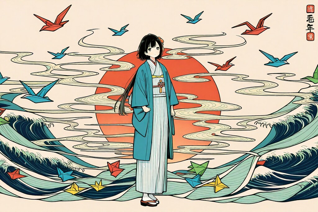 折鶴舞う、彩りの刻