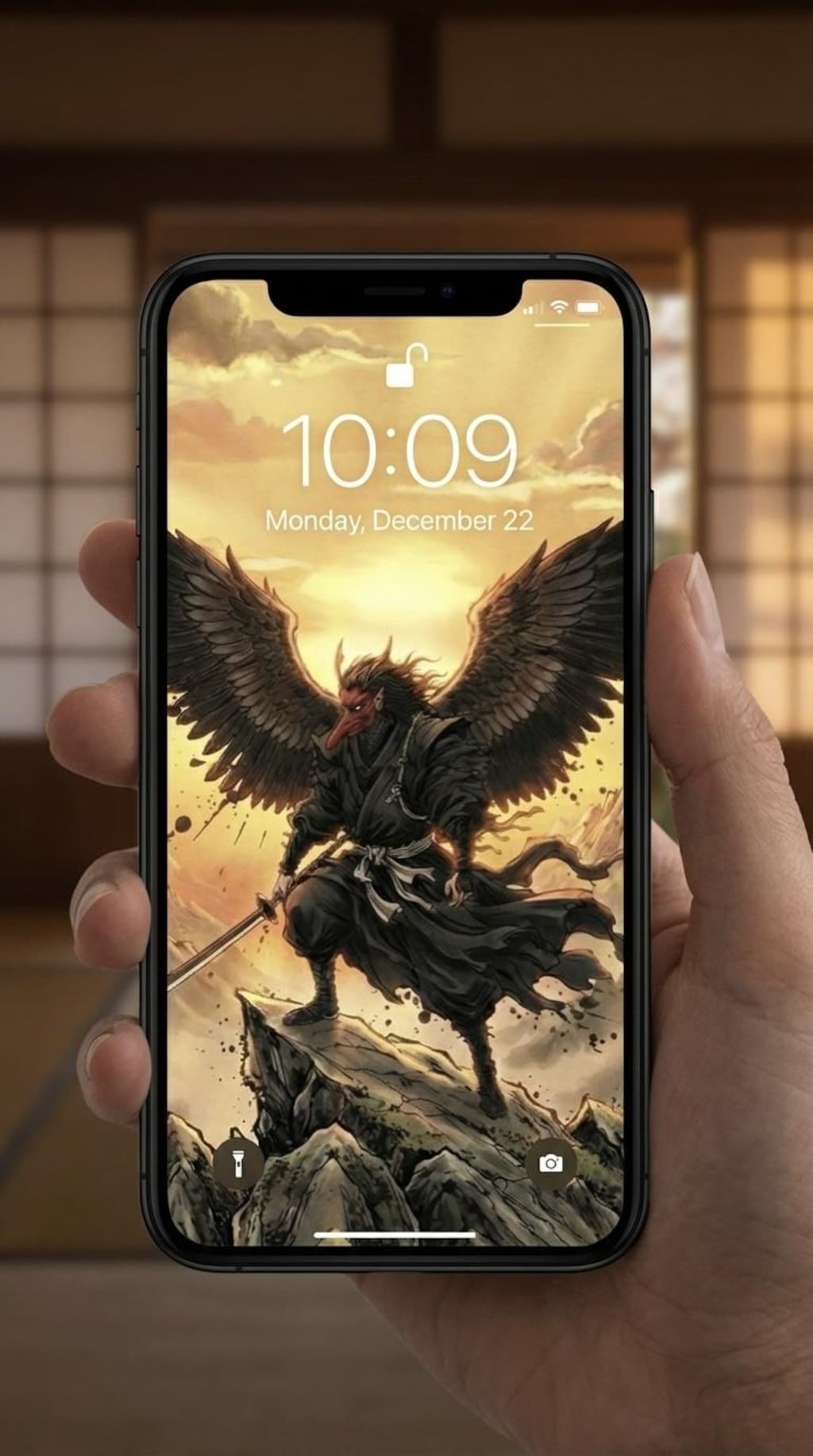 孤高の頂-夕日の天狗-