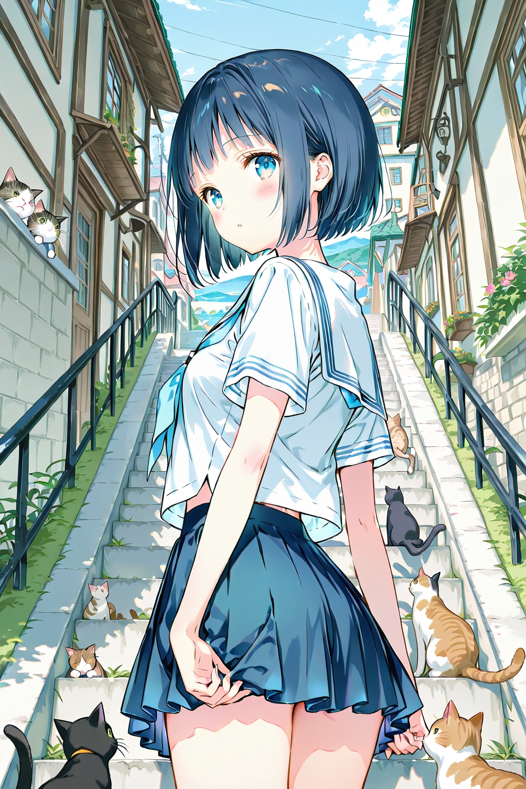 猫の細道(QILIN)(春)(35) | の人気AIイラスト・グラビア