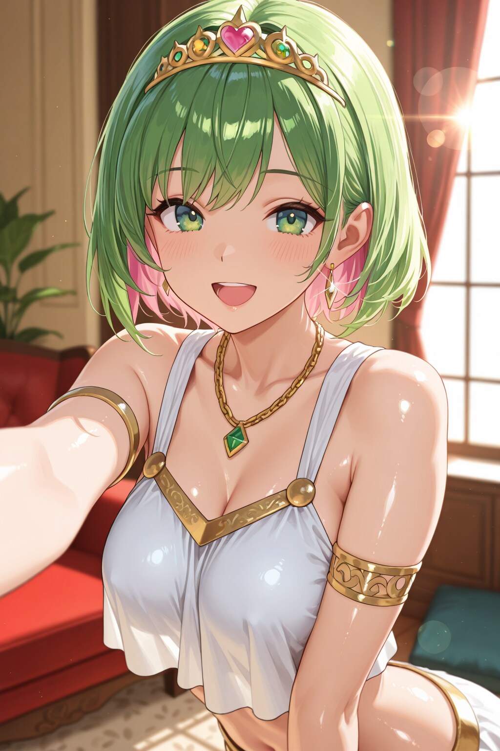 古代ギリシャ風衣装の鈴木ちゃん