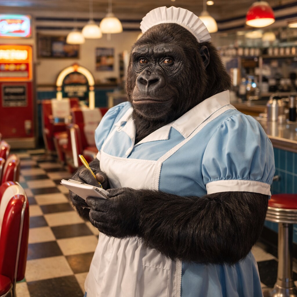 ダイナーで働いてますが何か？ | の人気AIイラスト・グラビア