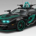 ポンティアックファイヤーバードトランザム軍用車と初音ミク 3枚目