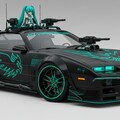 ポンティアックファイヤーバードトランザム軍用車と初音ミク 4枚目