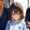 浴衣少女 2枚目
