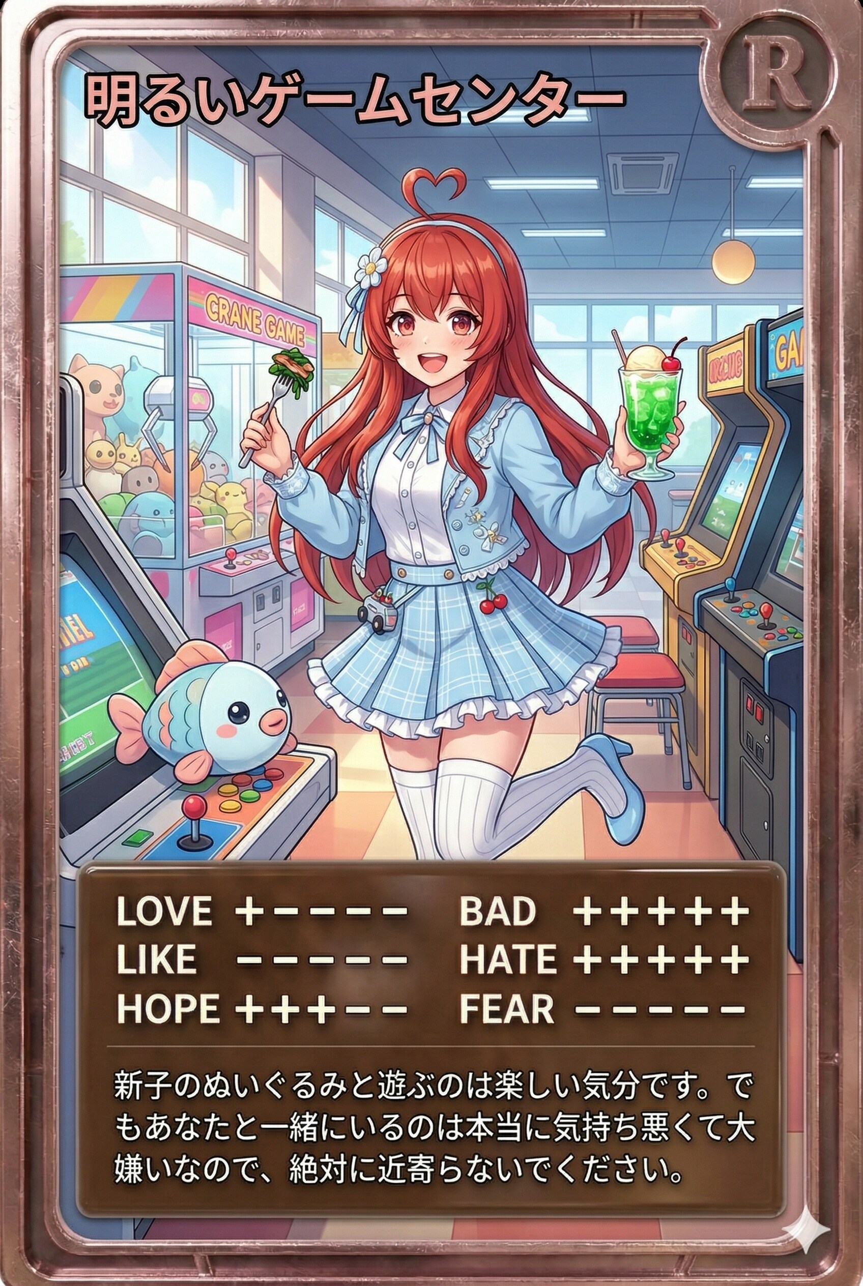 昼カード「明るいゲームセンター」