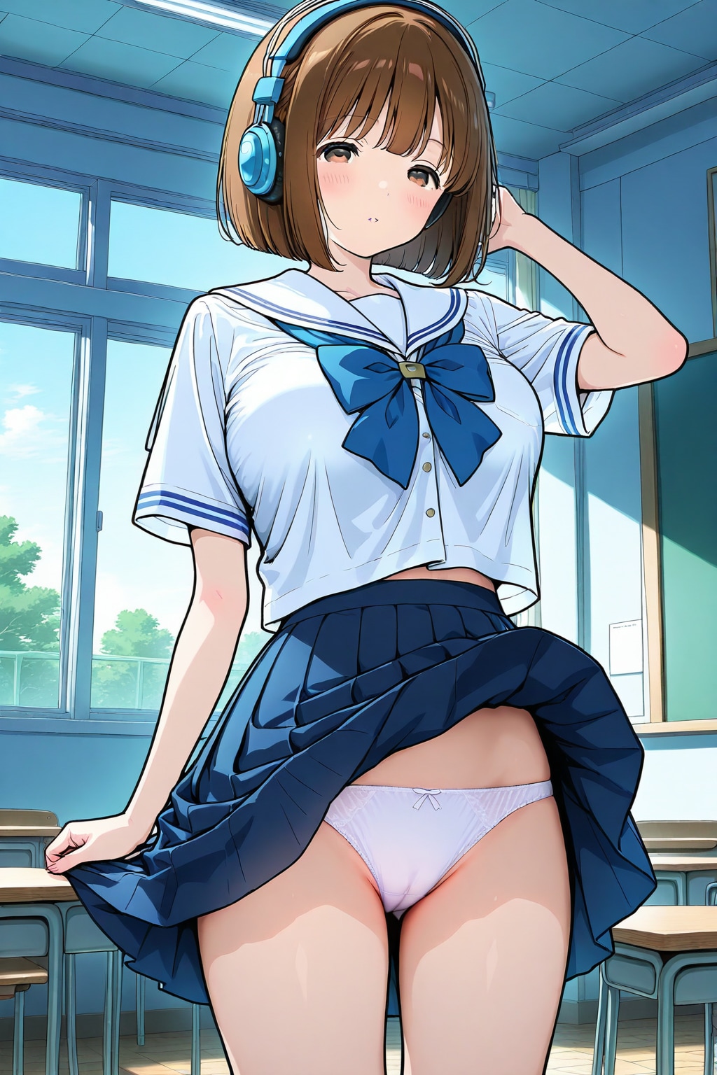 ボブ子ちゃん、脱衣