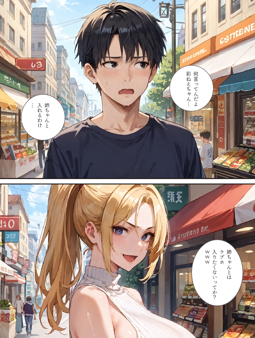 ギャル義姉に勢いラブホ入ろと言った結果…（仮）