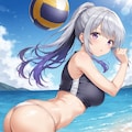えちえちビーチバレーユニフォーム～前かがみ編～ 5枚目