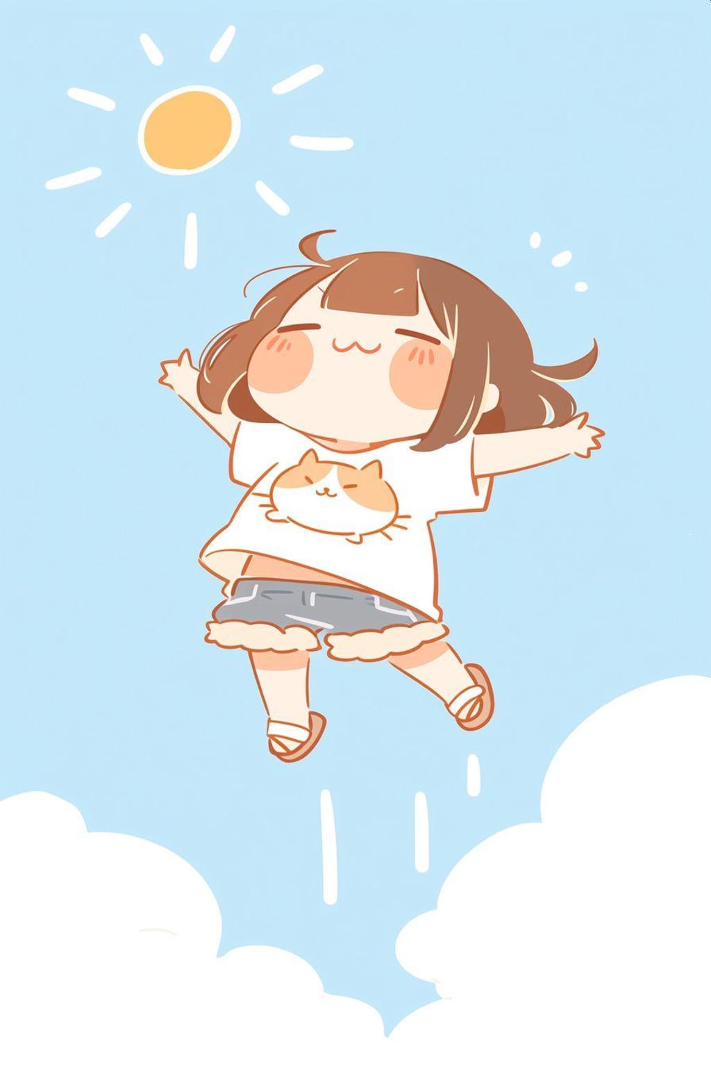 夏にジャンプ！