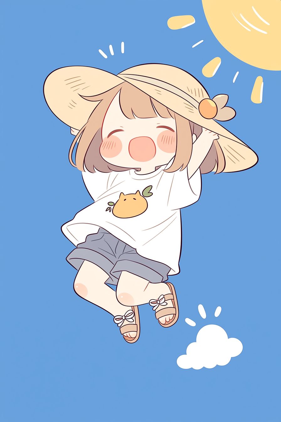 夏にジャンプ！