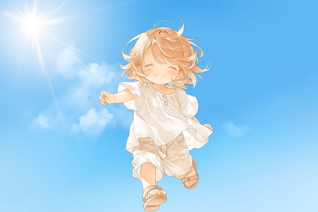 夏にジャンプ！