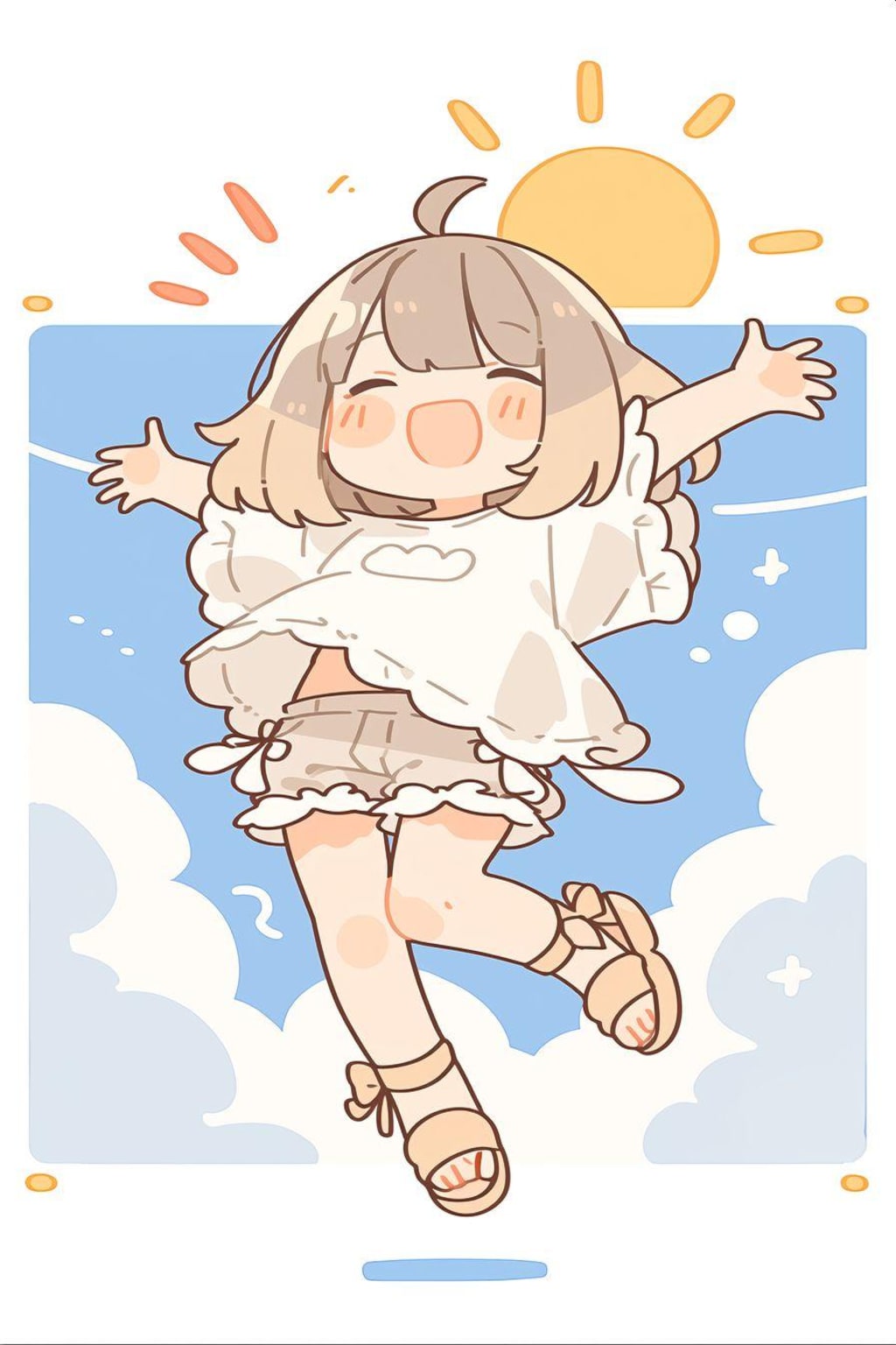 夏にジャンプ！