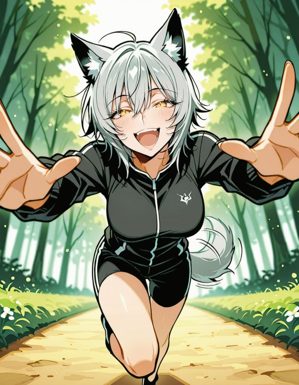 ウルフドッグは信頼した相手に愛情深い