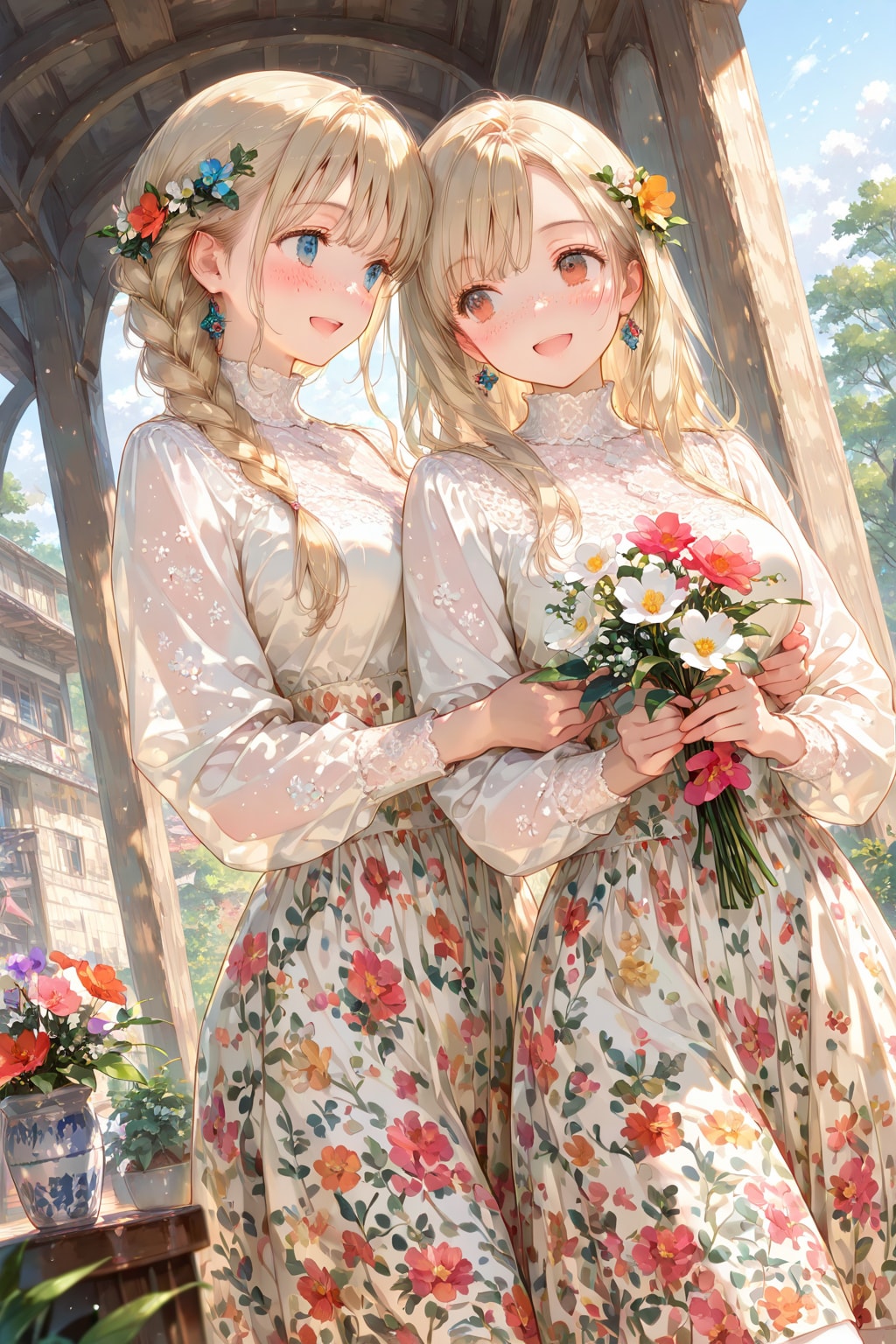 花売り | の人気AIイラスト・グラビア