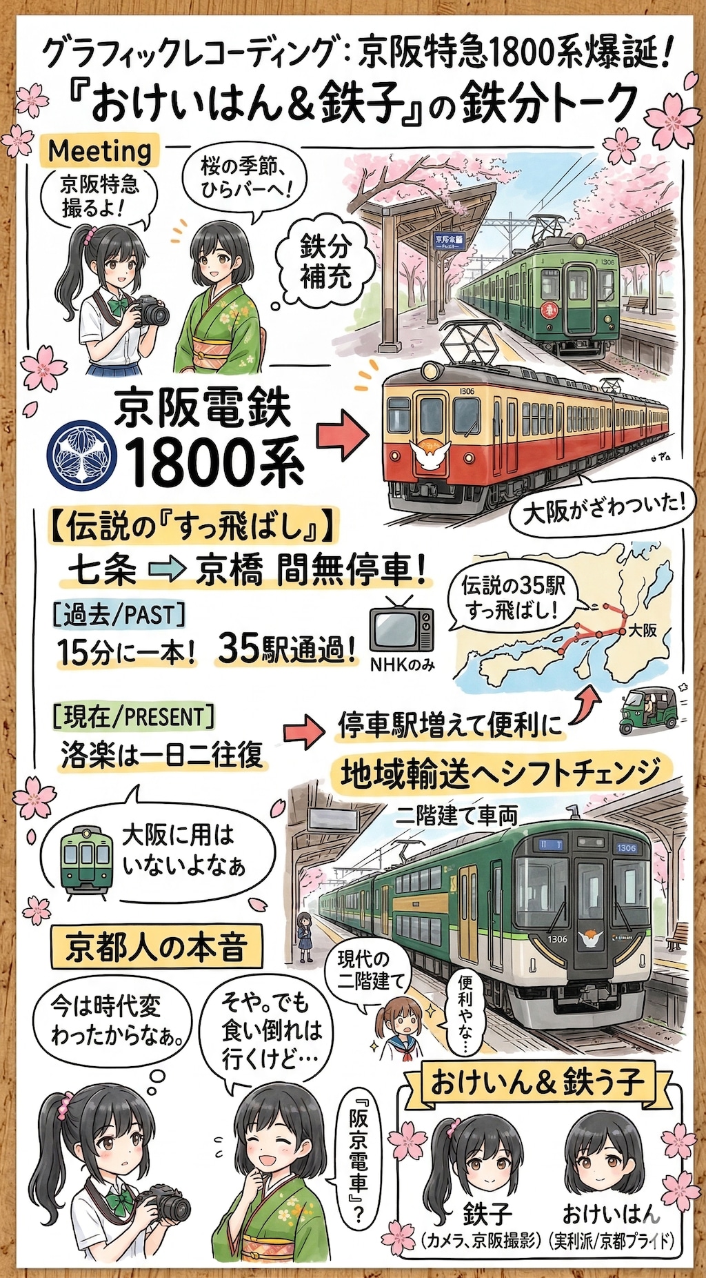 京阪特急その❶１８００系