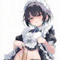 お仕事の過酷さを思うメイドさん 6枚目