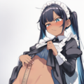 お仕事の過酷さを思うメイドさん 2枚目