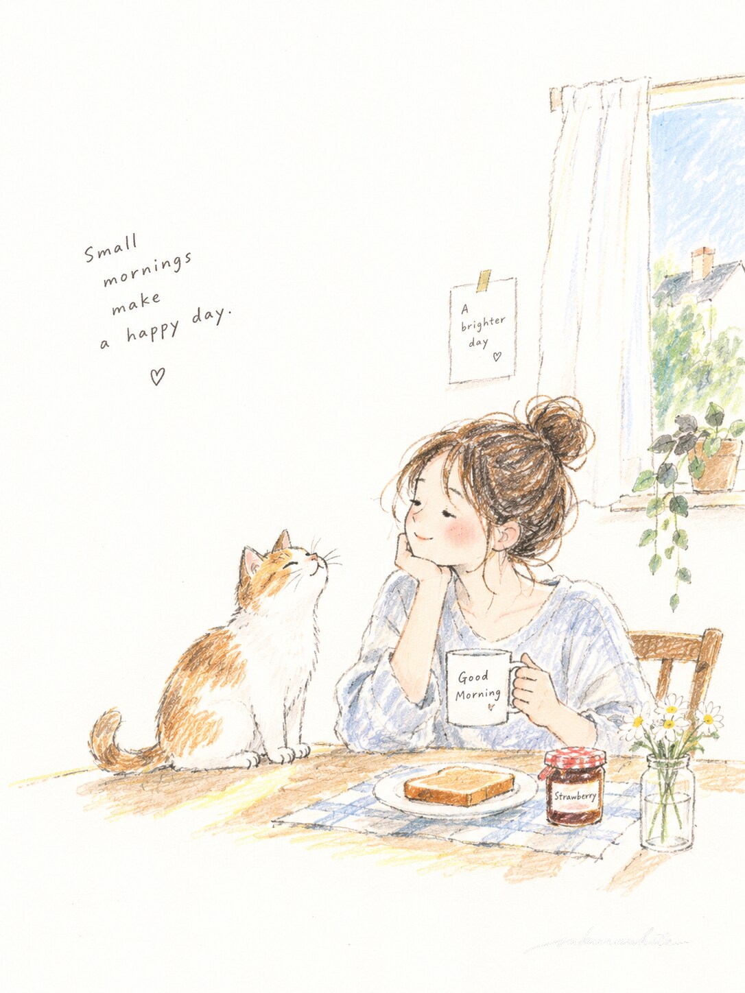 (*´꒳`σσﾞおはYo֒𑁍˖*  元気にいきましょ✨ | の人気AIイラスト・グラビア