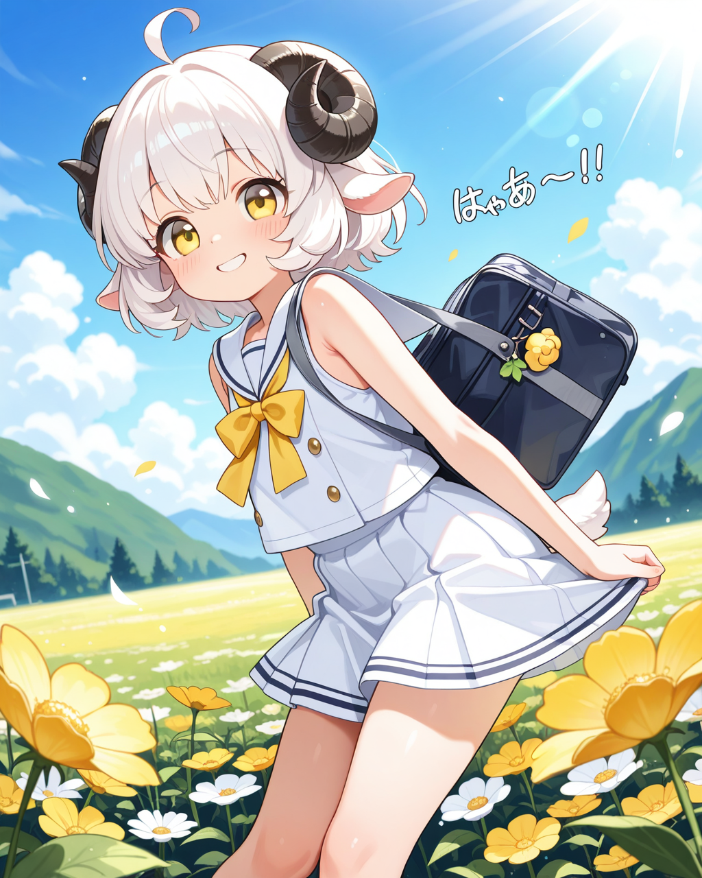 スリーブレスセーラー服♡
