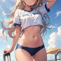 『あー、マラソン疲れたねー、さ、シャワー浴びようよ♡』 3枚目