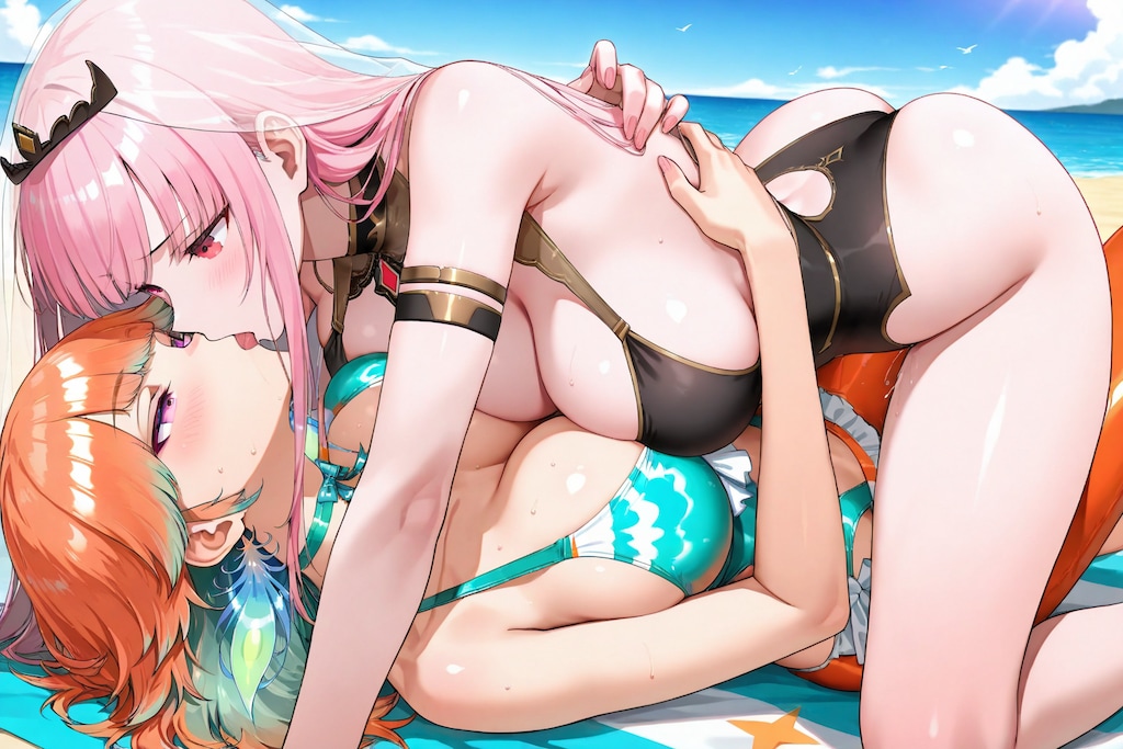 ホロEN巨乳組水着